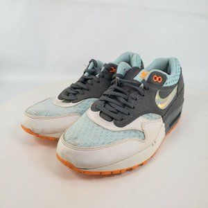 Nike Air Max 1 Premium Womens Sneakers 9 Glacier Ice & Dark Grey Running Shoes